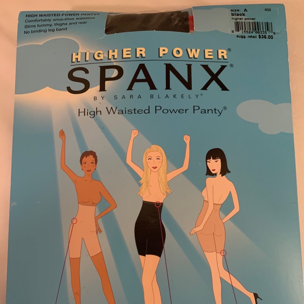 New in package - Spanx power panty - black size A